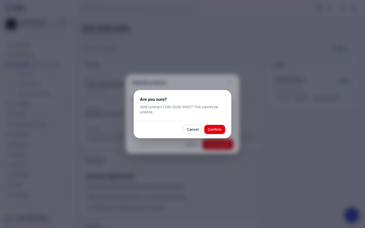 Step 5: Confirm. Signing links stop working and signers who were emailed are told.